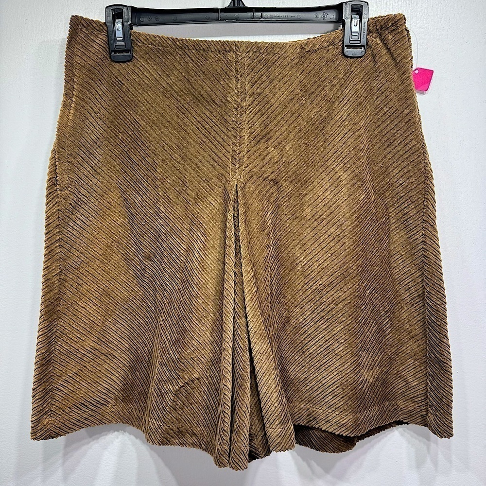 Brown Corduroy Skort Shorts Cottagecore Ivy Collectibles NEW Size 12